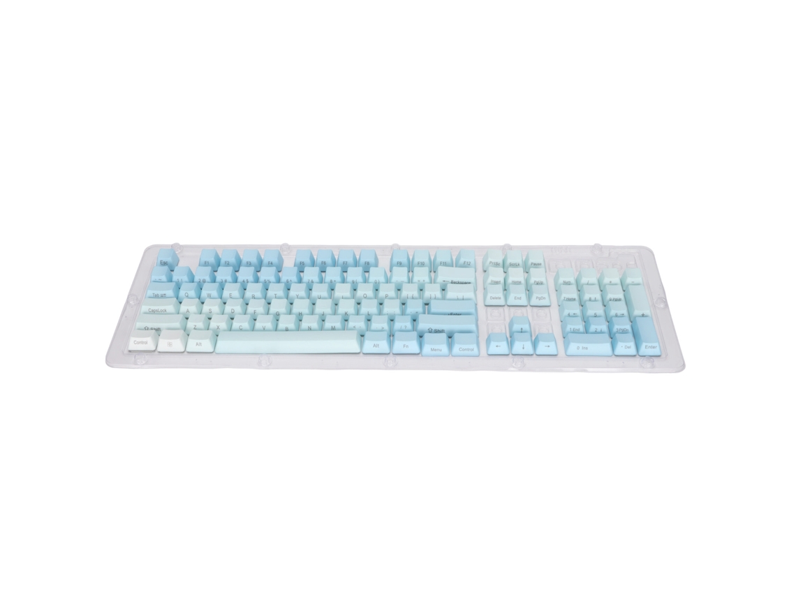 Baoj-2026104pcs Teclas Processo De Tingimento Grabado Lateral Opaco Mate Pbt Para Teclados Mecânicos 61/87/104 Teclas