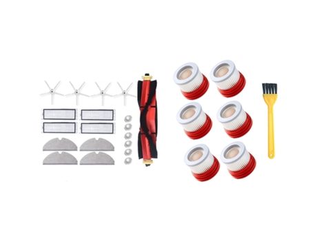 19 piezas de cepillos principales con filtro Hepa, Cepillo Lateral para Xiaomi Roborock S5 Max S6 con filtro Hepa para Xiaomi Dreame V9 V9 Pro