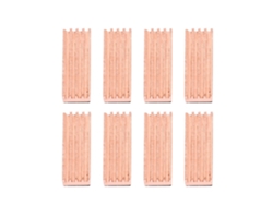 8 Piezas Pccooler Mc-200 Disipador De Calor De Ram De Cobre Puro Aleta De Refrigeración Disipador De Calor