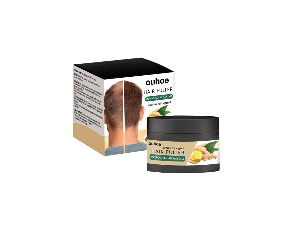 Crema de aceite de argán marroquí para el crecimiento del cabello.
