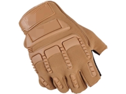 Guantes Deportivos De Medio Dedo Para Exteriores, Multiusos Para Pesca, Ciclismo Y Levantamiento De Pesas, Diseño Unisex (marrón)