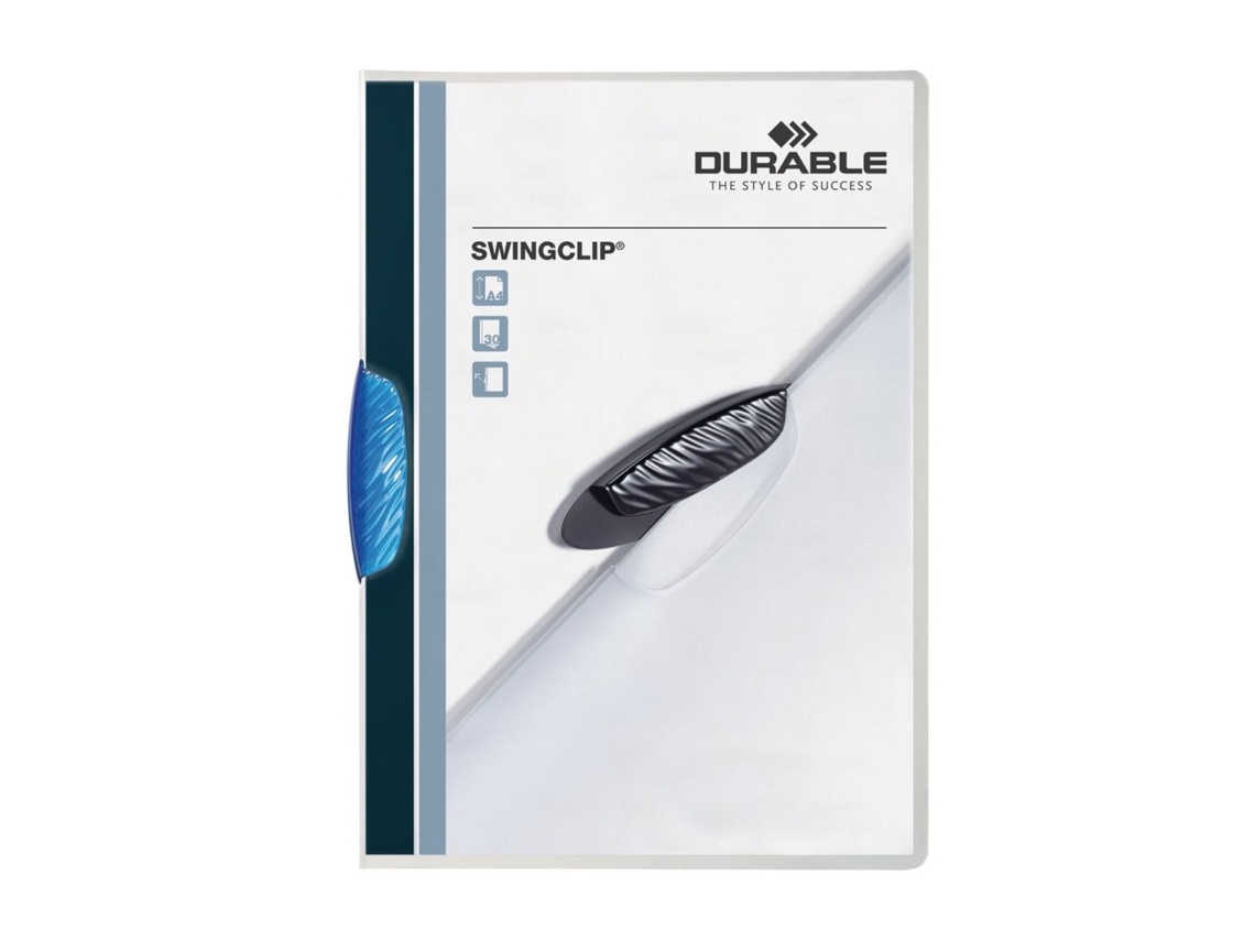 Carpeta DURABLE Swingclip (A4 - Azul - Plástico)