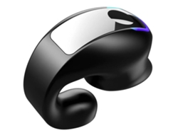 (negro) Auriculares Inalámbricos Con Clip De Conducción Ósea Bluetooth 5.3, Altamente Impermeables.