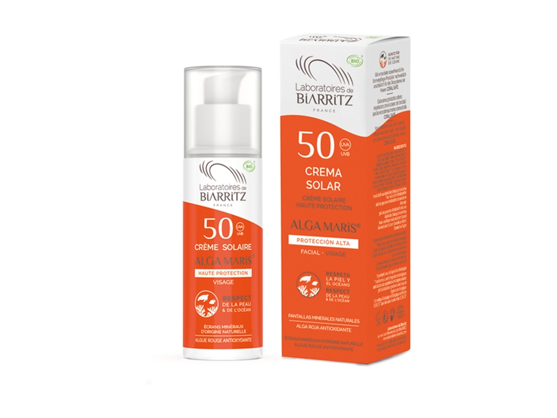 Laboratoires de Biarritz - Creme Protetor Solar Rosto SPF50 50 ml de creme