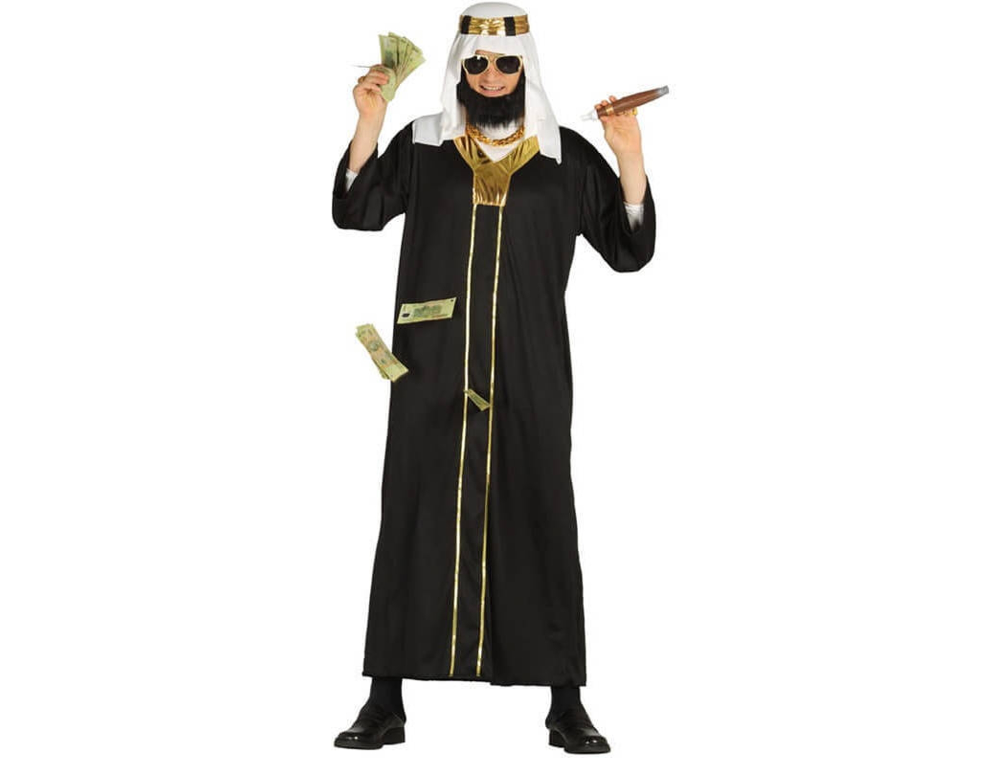 Disfraz Jeque Arabe Hombre y Niños Halloween Tallas 4 al XL GENERICO