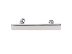 Manilla de acero inoxidable Firstx para puerta corredera de baño con puerta de cristal.