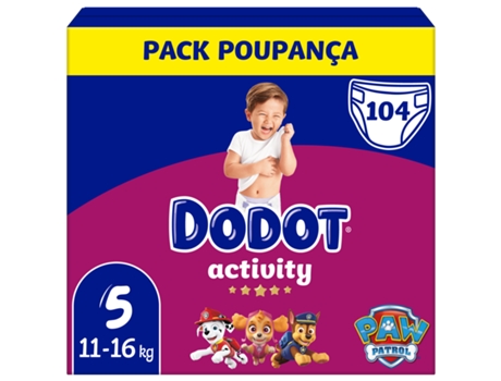 Pañuelos DODOT Activity T5 (2x52 - 104 Unidades)