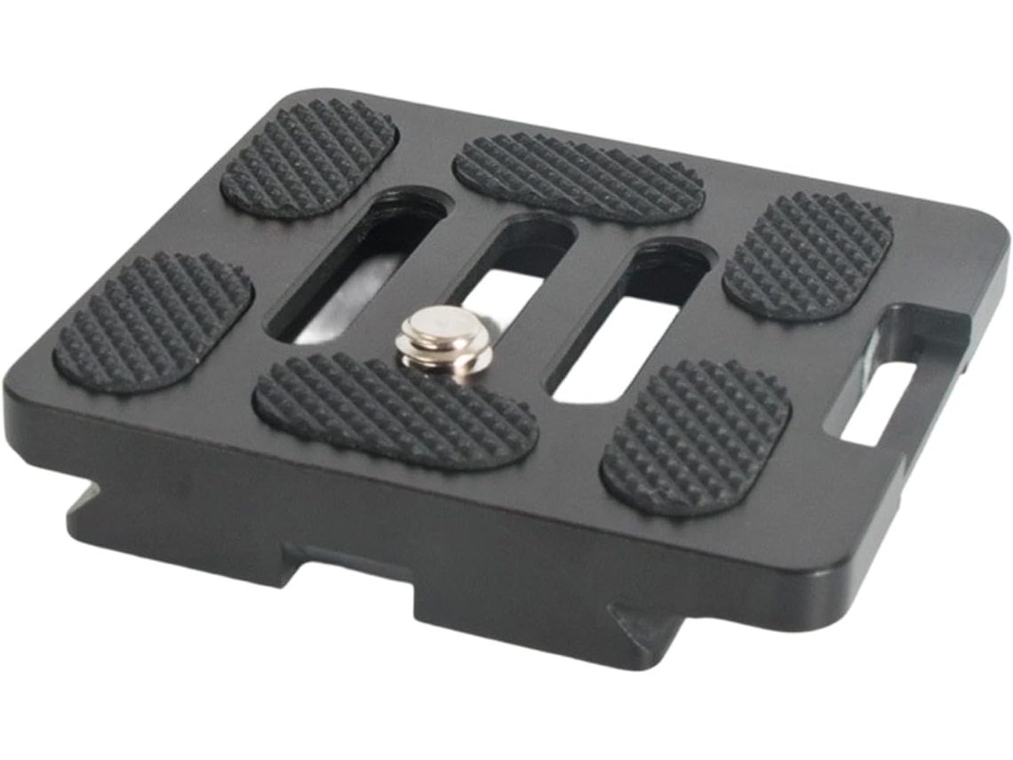 Placa De Aluminio De Liberación Rápida Con 3 Tornillos Y Canales De Montaje Para Los Pies.