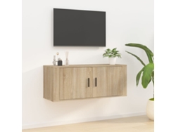 Estantería/Mueble de TV de Pared 100X34,5X40 Cm Roble Sonoma