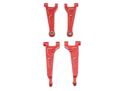 Kit De Brazos De Control Superiores Delanteros Y Traseros, De Acero Y Aluminio, Para Coche Mjx Hyper Go A Escala 1/14, Número De Pieza 14209 14210, Piezas De Mejora.