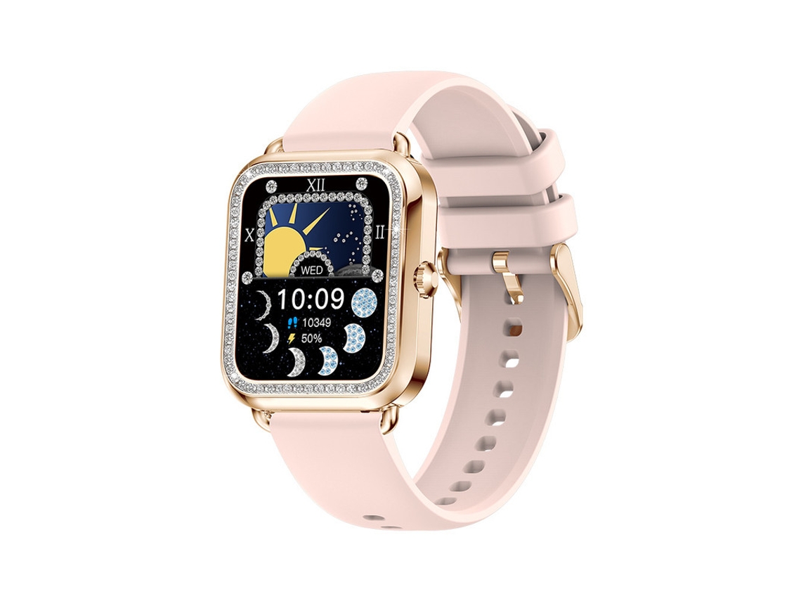 Reloj inteligente de 1,59 pulgadas, resistente al agua IP67, 25 días de autonomía, compatible con iOS y Android, Yizhood Gold
