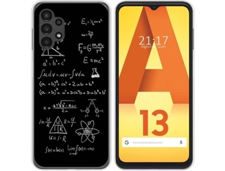 Carcasa para Samsung Galaxy A13 4G TUMUNDOSMARTPHONE Dibujos Formulas Multicolor