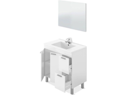 Mueble de Baño ARKITMOBEL Aktiva  (Blanco Brillo - Melamina, PVC, ABS - 80 x 80 x 45 cm)