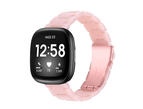 Correa Resina Premium para Fitbit by Google Versa 2 Rosa