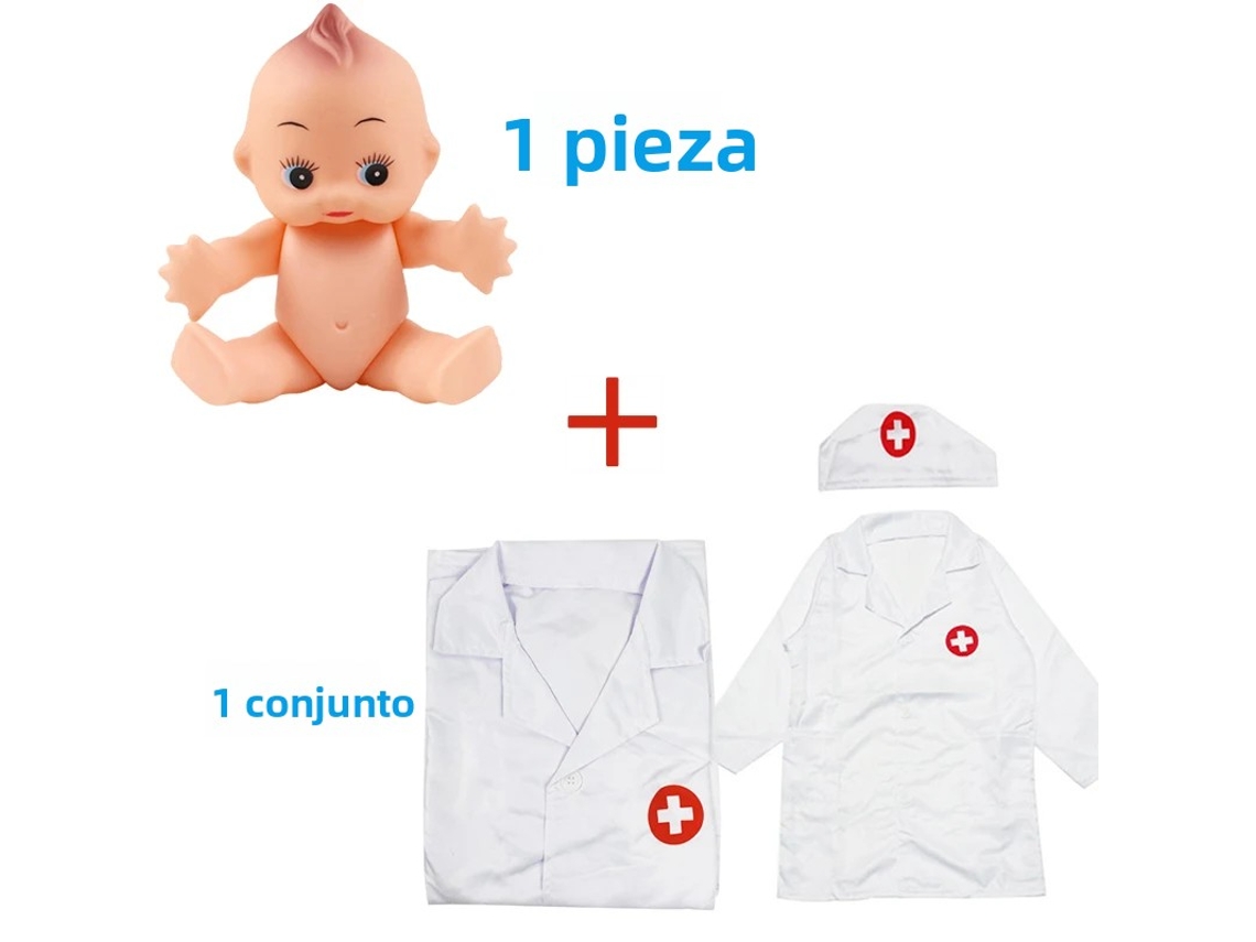 Traje de médico infantil MDUG (blanco)