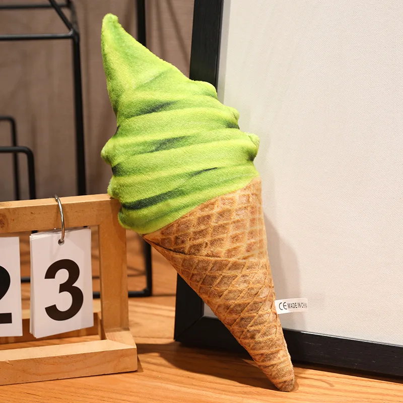 (helado Con Sabor A Matcha, 50 Cm) Almohada Para Adultos, Respaldo, Cojín De Asiento, Cojín De Respaldo