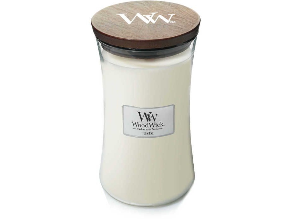 Velas de vidrio blanco Woodwick 93135e