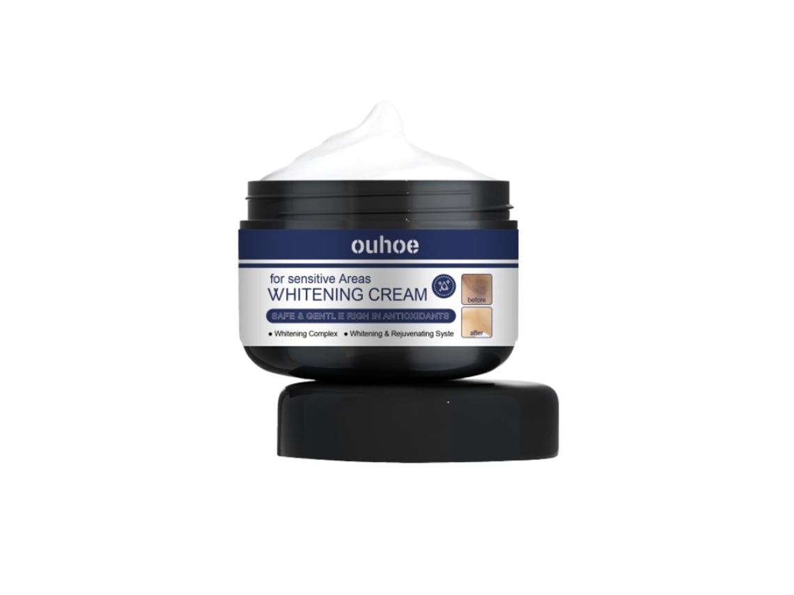 Crema iluminadora para axilas que proporciona un brillo natural y un efecto rápido.