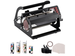 Máquina de prensado en caliente Succebuy para sublimación de tazas de 887 ml, color negro