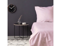 Juego De Cama - Funda Nórdica 220 X 240 Cm + 2 Fundas De Almohada 60 X 60 Cm - Satén De Algodón - Rosa