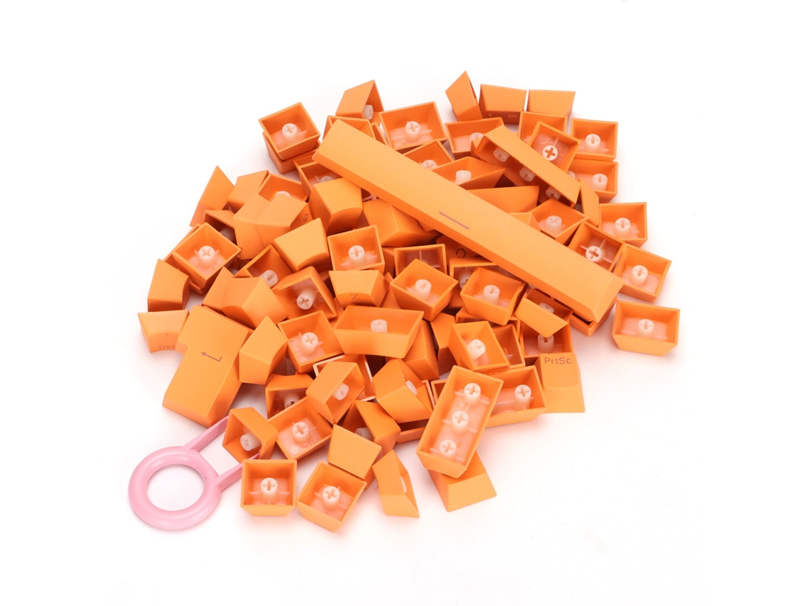 Teclas Pbt 108 Para Teclado Mecânico Design Ergonômico Resistente A Óleo Coloridas