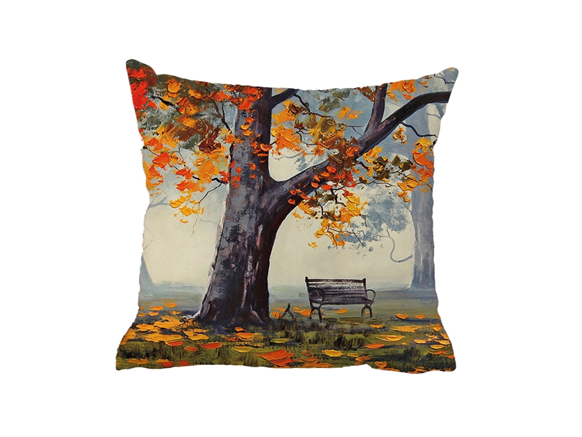 Funda De Almohada Autumn Forest-Sy-005 Suave Y Cómoda JEIIBRZUI