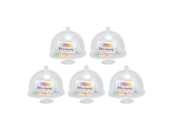 5 Sets De Mini Tartas Macaron Para Casa De Muñecas Accesorios Decorativos Simulados Exquisitos