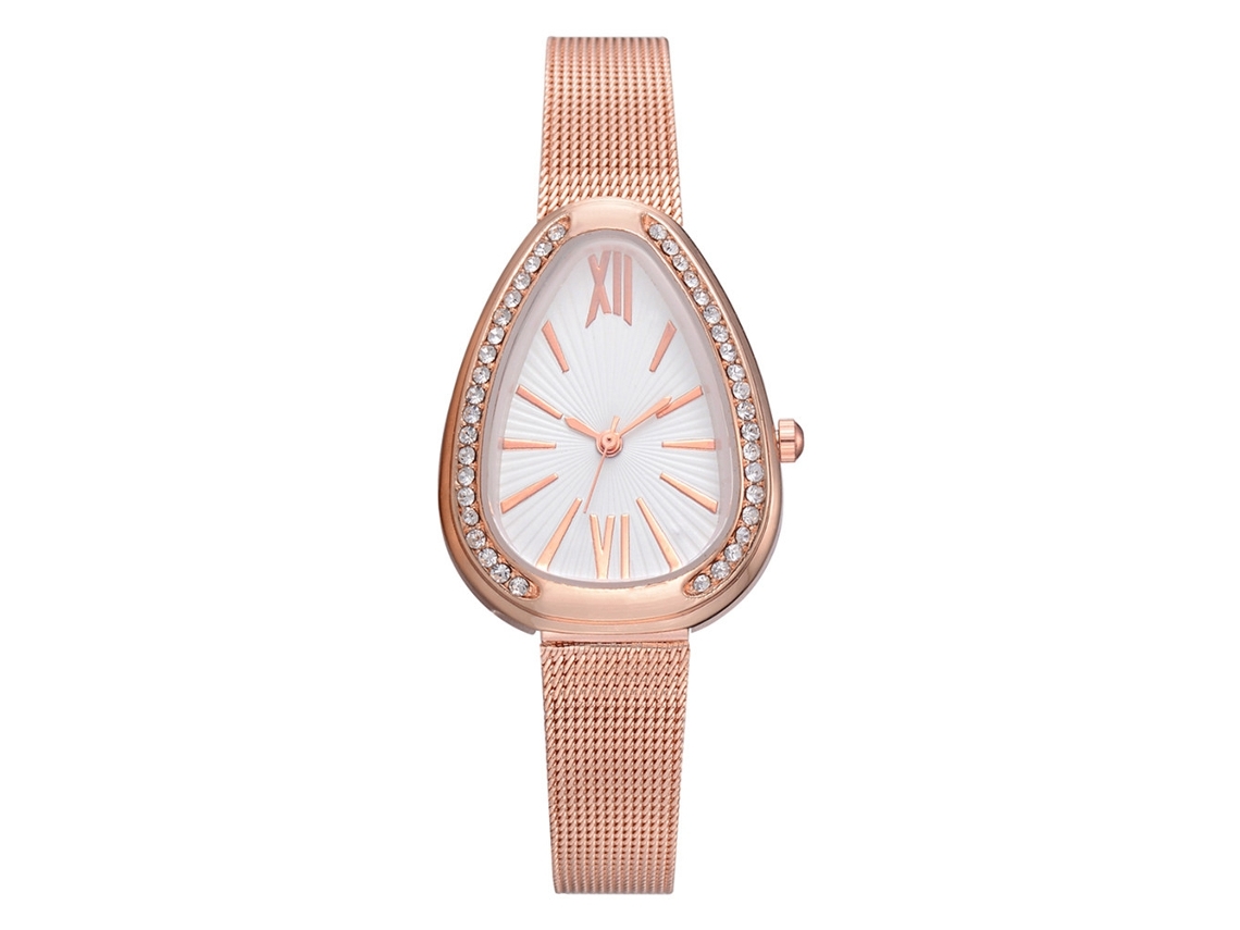 Reloj Analógico Sencillo Y Elegante Para Mujer Con Correa De Plástico Blanca, De Cuarzo, Informal Y Elegante.