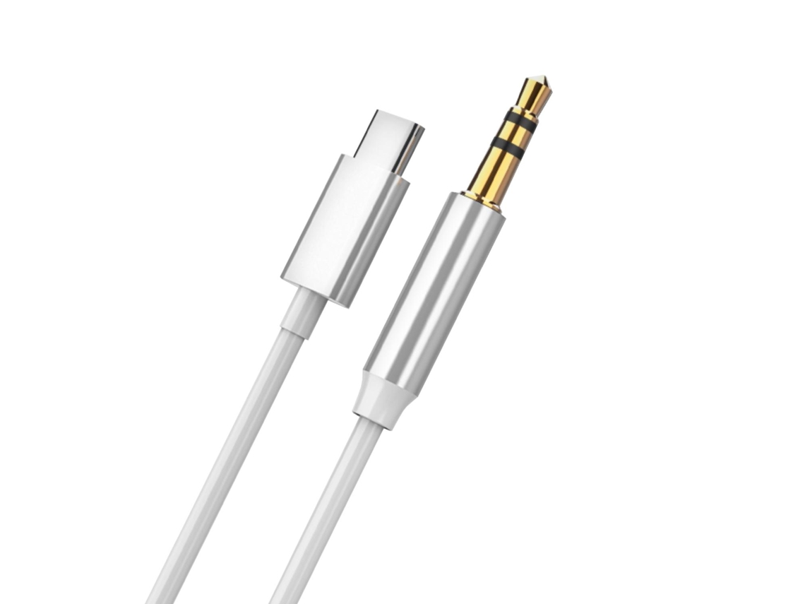 Cable Aux digital  USB -C a 3.5 mm - 1 m - blanco