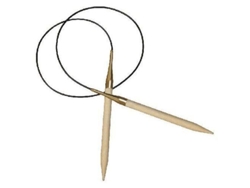 Agujas circulares Basix de 150 cm x 5,5 mm, fijas, de abedul, KP35361 Knitpro