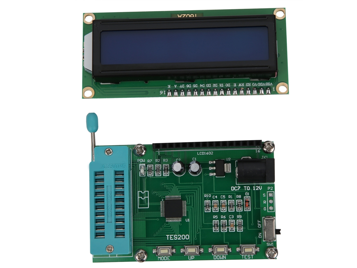 Probador De Circuitos Integrados Digital 74 40 45 Series Puertas Lógicas Componentes Electrónicos Dc7-12v