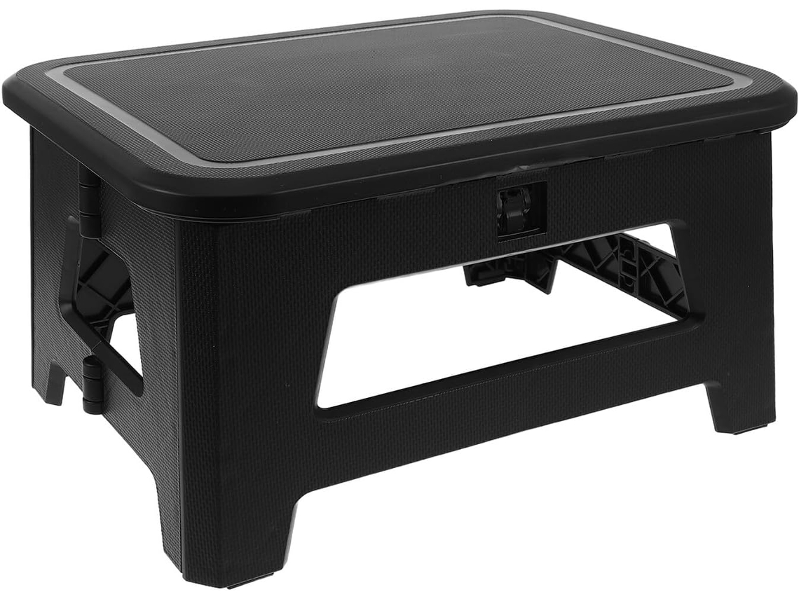 Inodoro portátil plegable para camping, asiento resistente e impermeable, taburete compacto, ideal para el coche y actividades al aire libre.