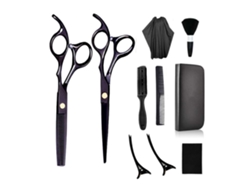 Tijeras Para Cortar El Cabello, 10 Piezas De Tijeras Profesionales Para El Cabello Con Tijeras Para Adelgazar, Cubierta De Peine Y Cli CHRUI