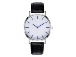 Reloj De Pulsera De Cuarzo Unisex Zhoulianfa, Moderno E Informal, Antialérgico, Color Negro.