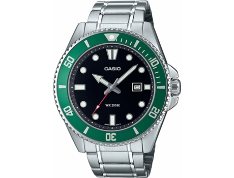 Reloj Hombre CASIO MDV-107D-3AVEF Negro Plateado