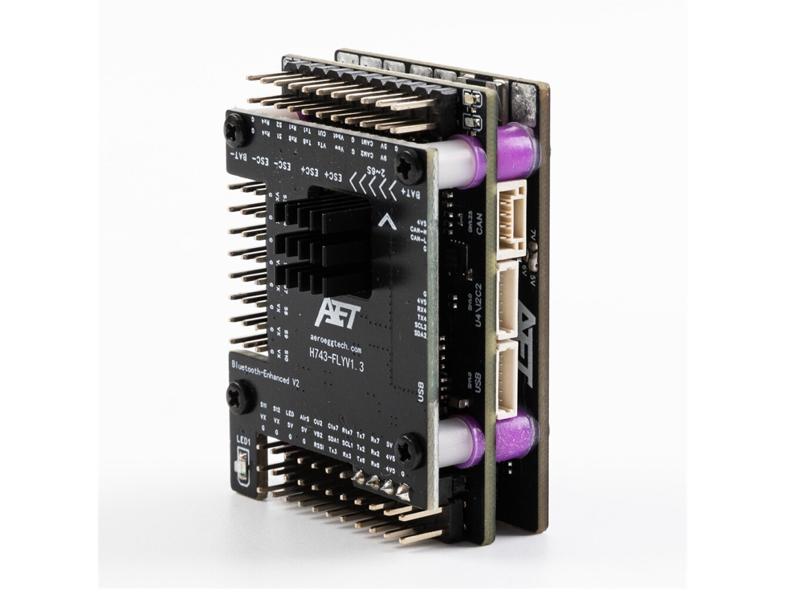 Básico+gps+veloc aet H743 Controlador Vuelo Automatización Ardupilot Inav Px4 Bec 5v 4a Fpv Drones Vtol Aviones
