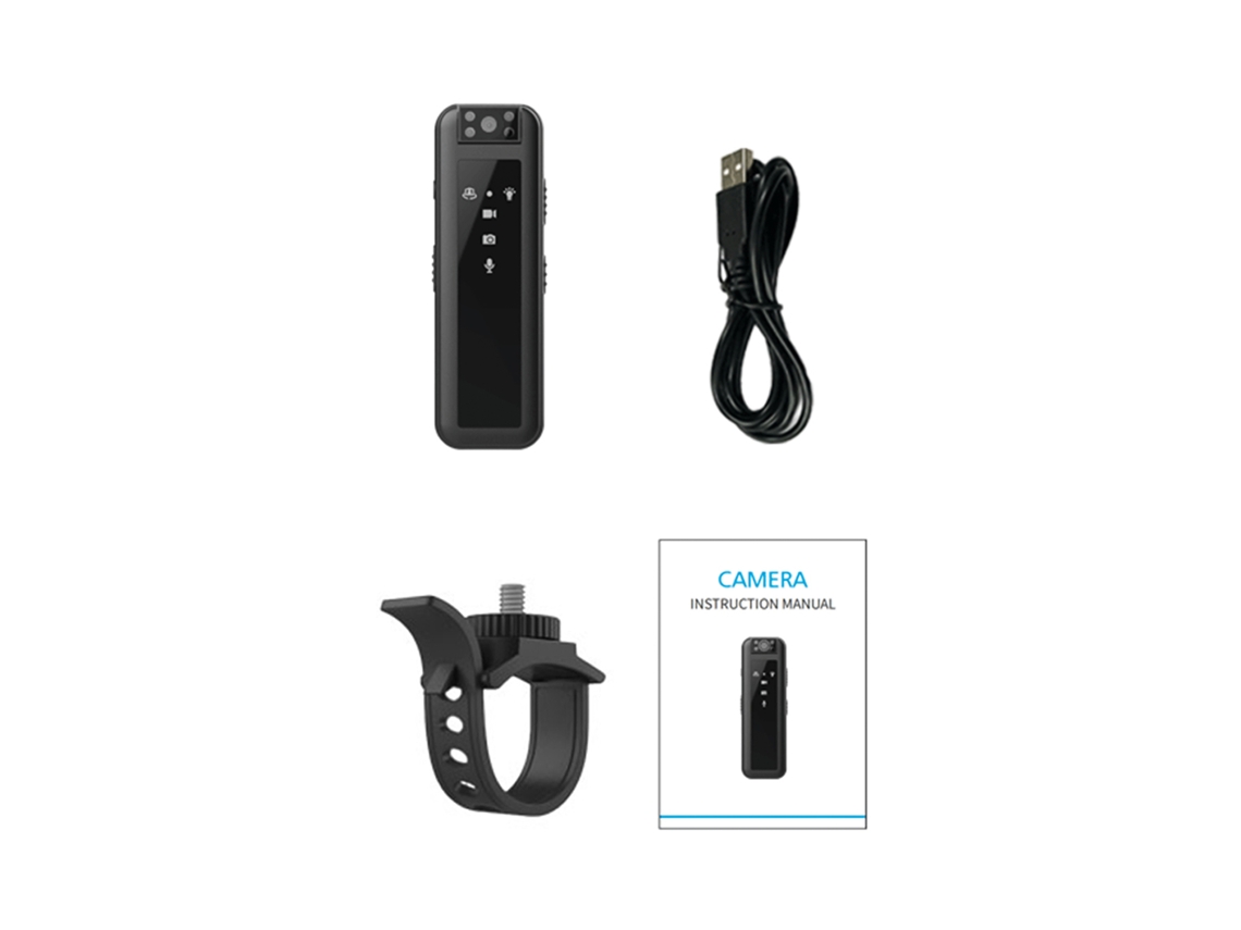 Cámara corporal para fuerzas de seguridad y vigilancia: cámara portátil y resistente.