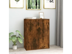 Aparador Madera Contrachapada Color Roble Ahumado 60x30x75 Cm