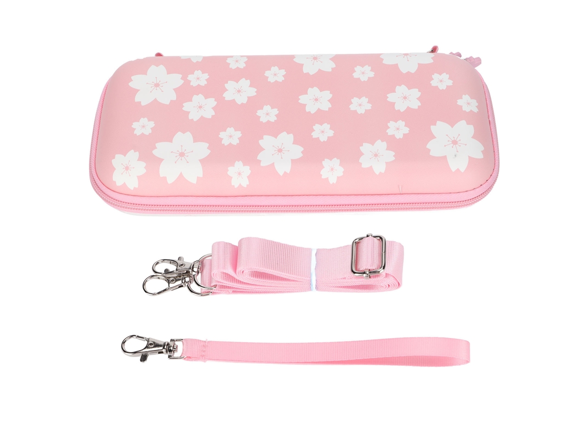Mochila De Almacenamiento Portátil De Protección Eva Rosa Para Consola De Juegos Sakura Girl Para Switch Lite