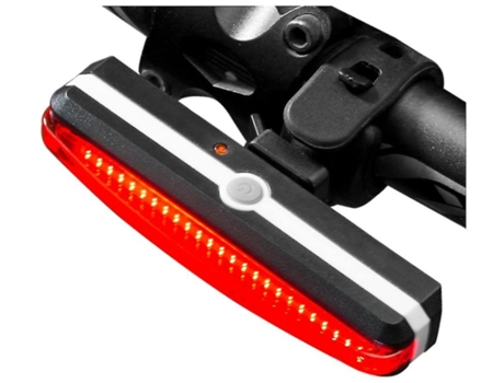 Juego de 2 luces recargables para bicicleta de 100 lúmenes, rojo/blanco, 4 horas, 5 luces traseras para bicicleta CHRONUS
