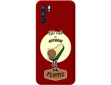 Carcasa Oppo Reno 6 5G TUMUNDOSMARTPHONE Natural No Plastic Rojo