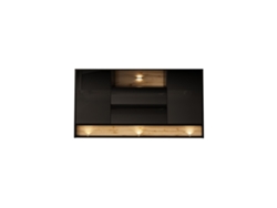 Aparador FURNLUX Vision (Negro, Madera Contrachapada - 160X40X85 Cm)