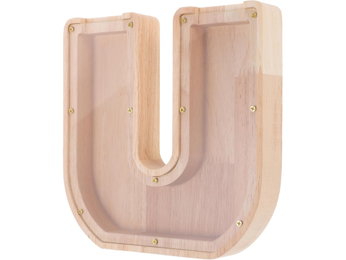 Artículo Decorativo Con Forma De De Letra U Para Adultos Para Ahorrar Dinero Y Decorar Su Hogar.