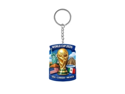 Llavero Resina Copa Fifa 2026 Ee.uu. Canadá México, Relieve 3d Trofeo Mundial Y Monumentos,coleccionable Hincha Anti-desvanecimiento