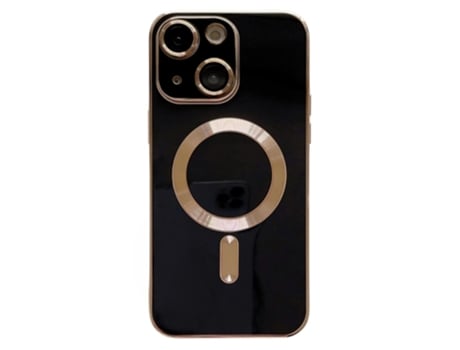 Lente para Telefono Mobile Phone Cases Magsafe Plating With para iPhone 13 Piel Sintética