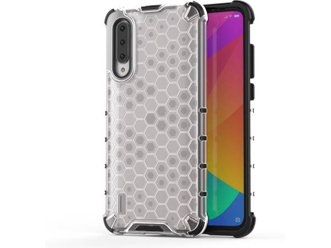 Carcasa Xiaomi Mi CC9e, Mi A3 HURTEL Honeycomb Transparente
