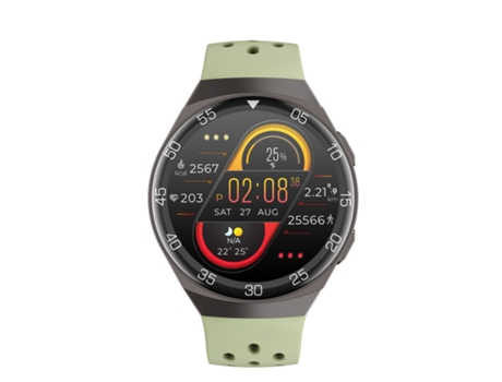 Smart Watch, Fitness Rate Tracker para uomini e donne, verde BISBISOUS