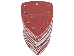 2026-60 Hojas De Lija Triangulares Para Lijadora Ratón Delta, 105x152mm, Grano P40/60/80/120/180/240