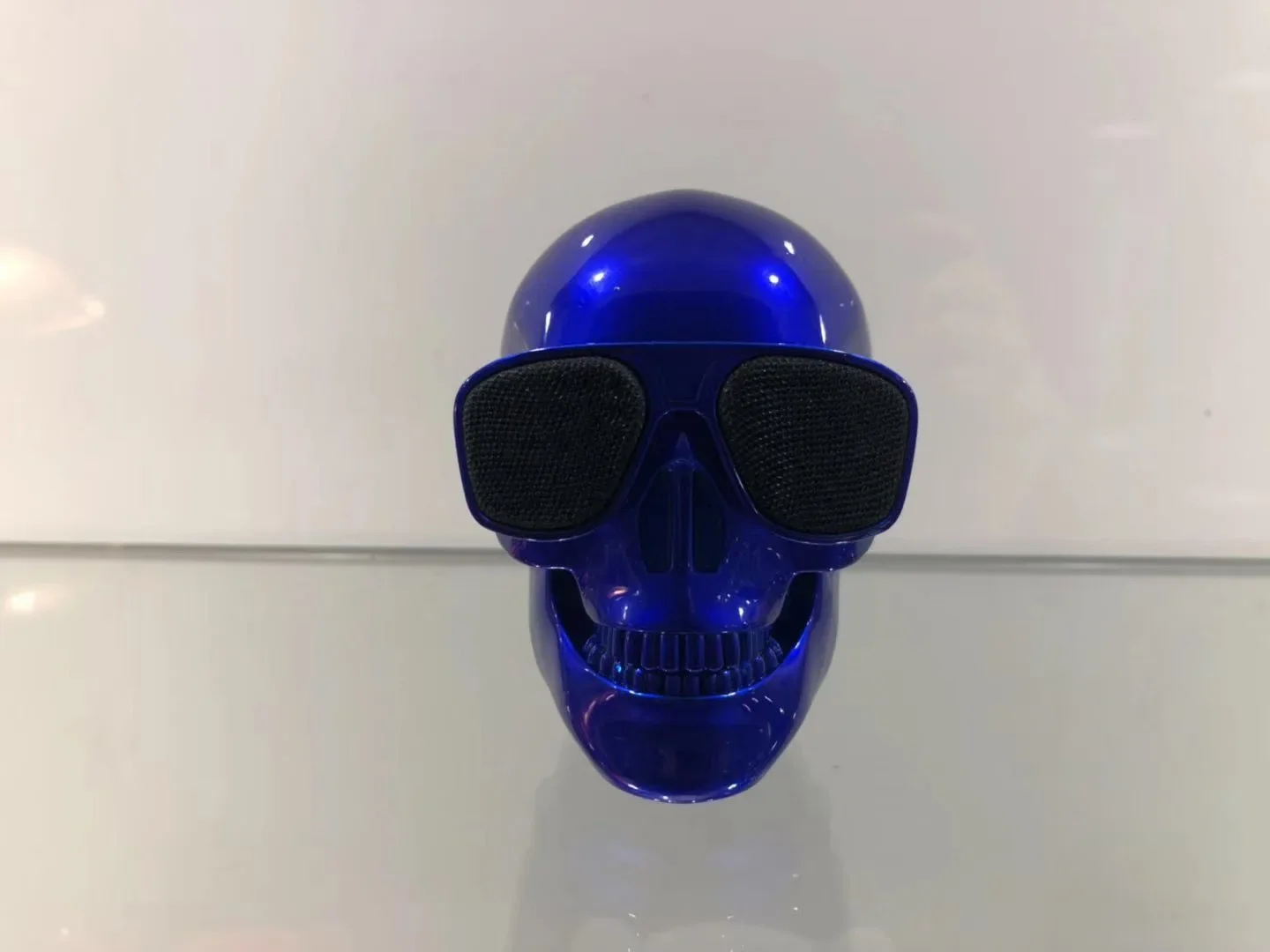 Mini Altavoz Portátil Con Forma De Calavera (azul), Inalámbrico Bluetooth, 5 W, Estéreo De Alta Definición
