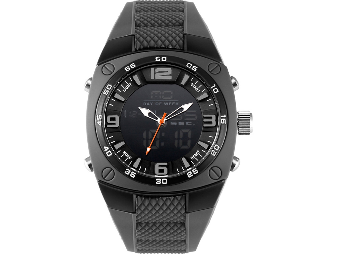 Reloj De Pulsera Electrónico De Silicona Impermeable Casual Fashionable Smael (gris)